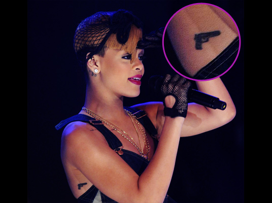 Pictures of Rihanna Tattoos