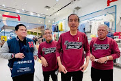 Presiden dan Para Menteri Belanja Produk Lokal Indonesia di Mall Pekanbaru Riau