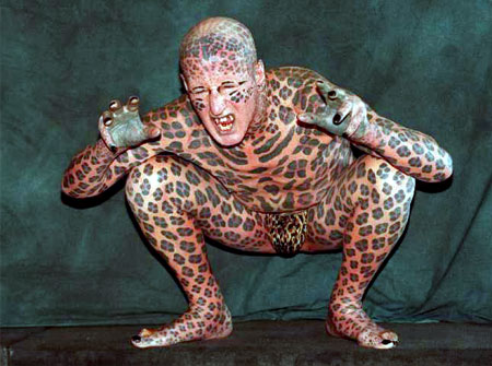  worlds most tattoos, however Lucky Diamond Rich now 