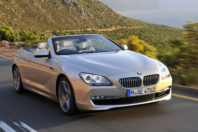 2012 bmw 6 series convertible front angle view 2012 BMW 6 Series Convertible