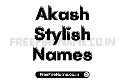 Akash Stylish Name
