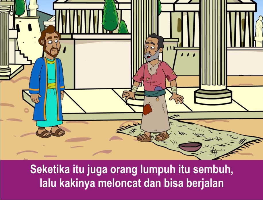 Komik Alkitab Anak: Paulus Menyembuhkan Orang Lumpuh