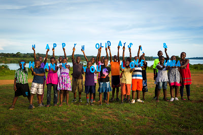 African children's choir in Uganda