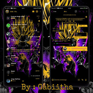 Goku Theme For YOWhatsApp & Fouad WhatsApp By Gabiitha