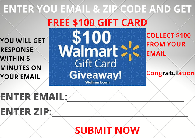 Free Walmart Gift Cards No Participation Required