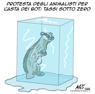 bot, tassi di interesse, rendimenti, economia, titoli di stato, satira, vignetta