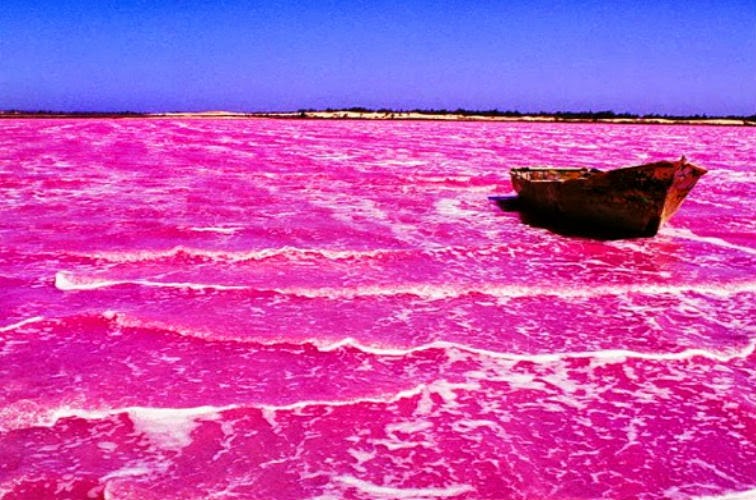 Hillier Lake Western Australia (Pink Lake)