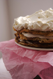 White Chocolate Raspberry Crepe Cake