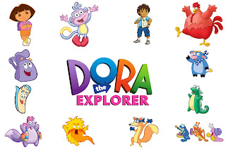 karakter dora the explorer kartun