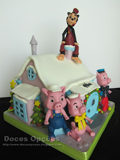 cake THREE LITTLE PIGS birthday