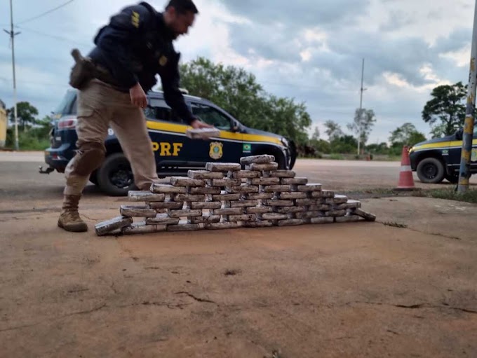 Casal de traficantes é preso com 56 kg de maconha em Porto Velho