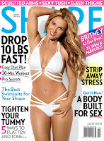 Britney Spears in white  Bikini on the Cover of Shape magazine June 2013