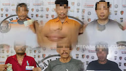 Polres Pelabuhan Belawan Tangkap 7 Pelaku Premanisme Pungli Berkedok Juru Parkir dan Pengatur Lalin