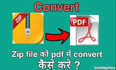 convert zip file to pdf online