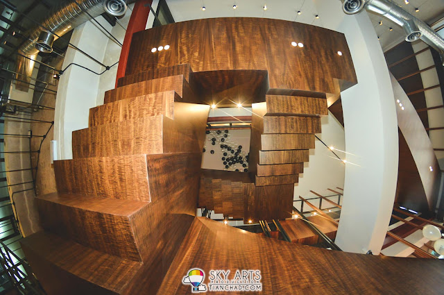 To go up or to go down? Impressive stairs at Le Pont Boulangerie et Café  *shoot from bottom*