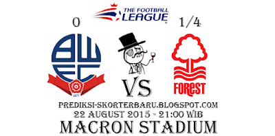 "Agen Bola - Prediksi Skor Bolton vs Nottingham Forest Posted By : Prediksi-skorterbaru.blogspot.com"