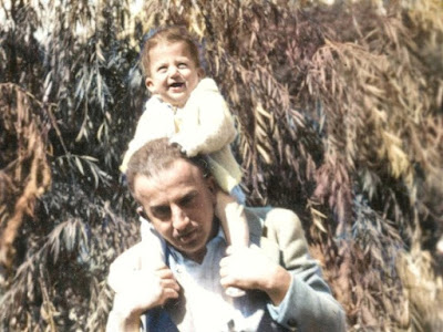 young Wesley Nisker with his father Jack