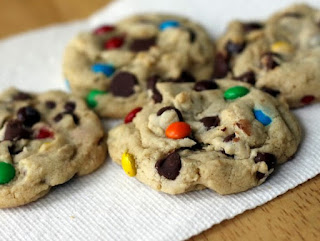 Resultado de imagen para galletas de m&m