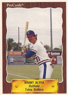 Brent Alyea 1990 Tulsa Drillers card