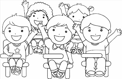 Desenhos de Escola Para colorir