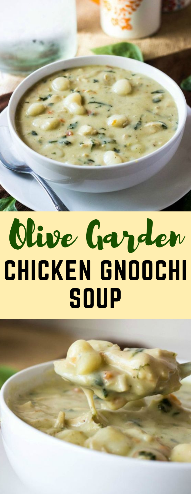 OLIVE GARDEN CHICKEN GNOCCHI SOUP #Dinner #Soup