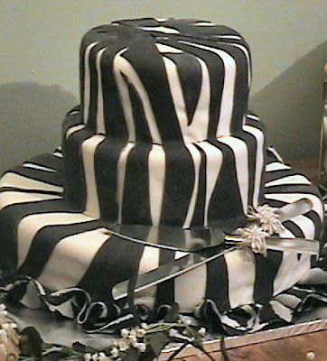 wedding cake zebra