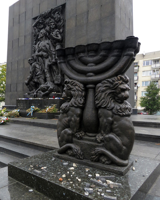 Pomnik Bohaterów Getta, Ghetto Heroes Monument, Ludwika Zamenhofa, Warsaw