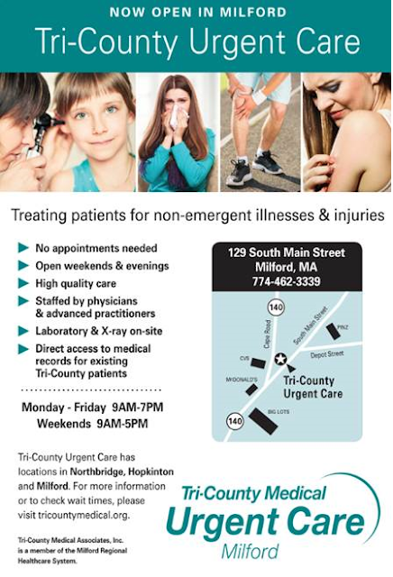 Tri-County Urgent Care - Now Open in Milford!