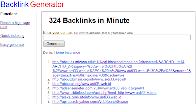 Boost Backlink dengan BL Generator Cara Meningkatkan Pagerank blog dengan mudah