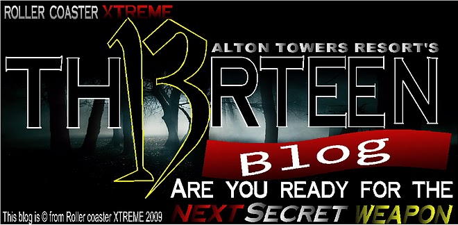 Alton Towers Resort's Thirteen Blog