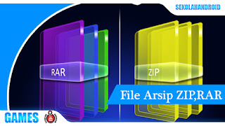 Kenapa File Yang Di Download di Internet Berformat Zip, Rar, 7Zip