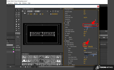 Membuat Tulisan Mengkilap dengan Adobe Premiere (7)