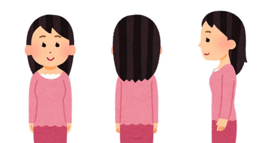 いろいろな角度から見た女性のイラスト かわいいフリー素材集 いらすとや いろいろな角度から見た女性のイラスト かわいいフリー素材集 いらすとや