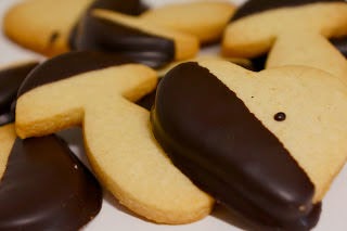 Pastas sablé con chocolate