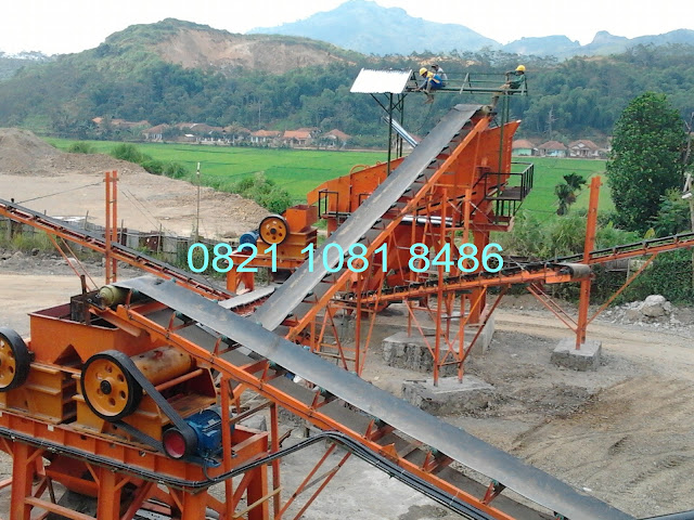 Jual Stone Crusher Plant Kapasitas 130-180 Ton Per Jam (Jaw to Jaw to Jaw)