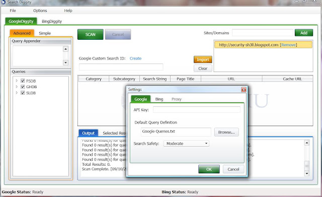 Google Hacking Diggity Project, Advance Search Engine Hacking Tool !