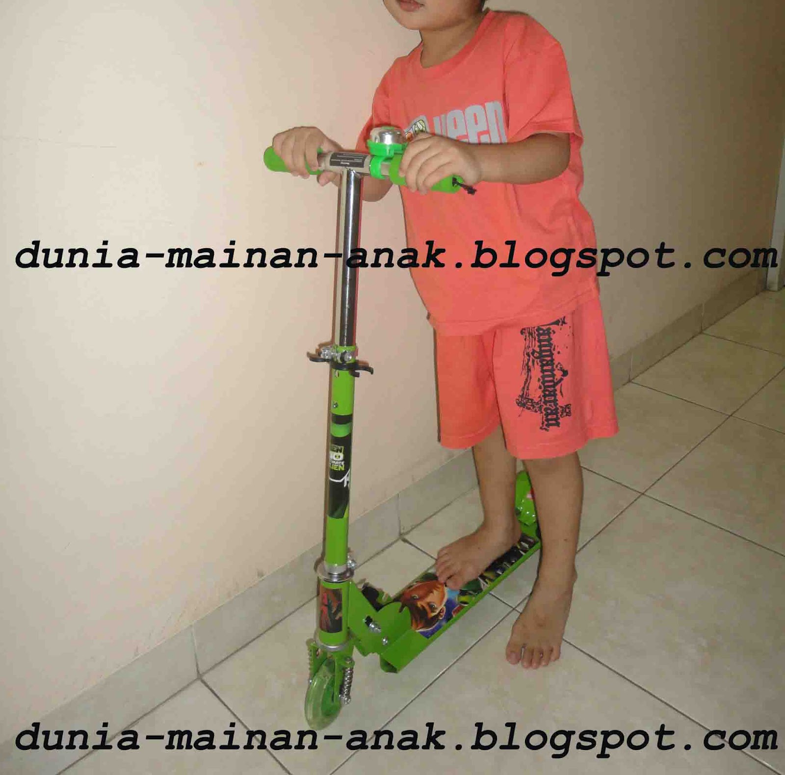 SKUTER ANAK TIGA RODA  DUNIA MAINAN ANAK