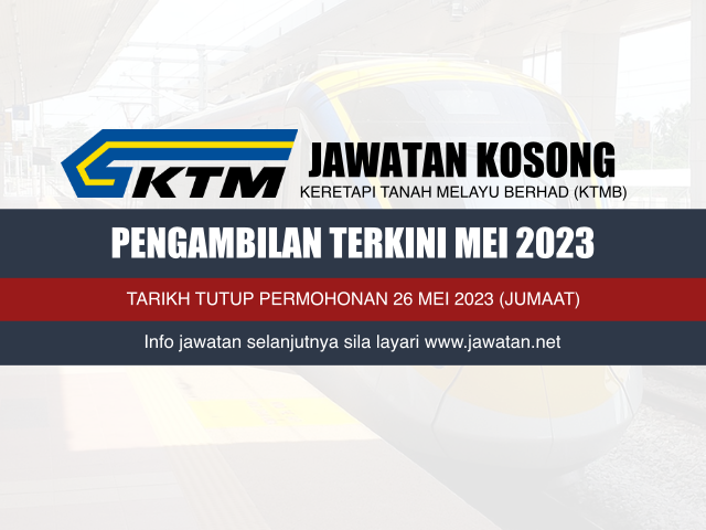 Jawatan Kosong KTMB Mei 2023