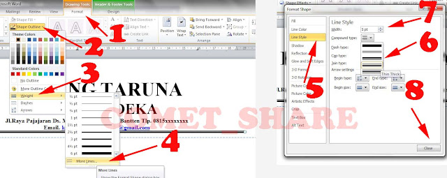 Cara Membuat Kop Surat Dengan Benar Di Ms. Word 2010