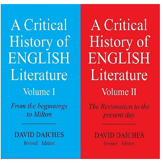 A Critical History Of English Literature | Volume I & II | By David Daiches  | 1st Edition | Supernova Publication ( English Medium )
