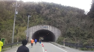 加賀温泉郷マラソン　日谷荒木トンネル