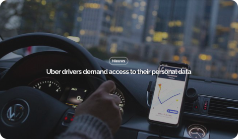 Uber drivers demand access to their personal data