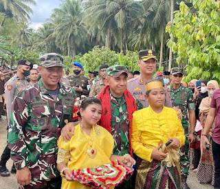 Kapolres Soppeng bersama Bupati, Danrem 141 Toddopuli dan Dandim 1423 Dampingi Kunker Pangdam XIV/Hasanuddin