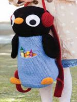 PATRON GRATIS MOCHILA PINGÜINO DE CROCHET