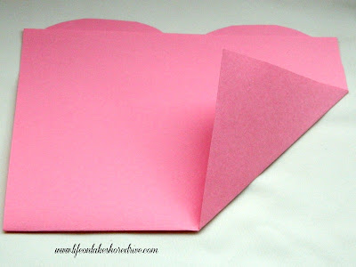 how to fold a Valentine's paper heart tutorial