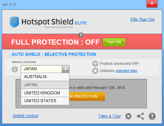 Hotspot Shield Elite free Download
