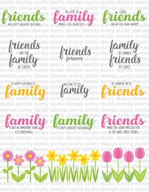 Sunny Studio Stamps: Introducing Friends & Family Stamps & Dies Examples