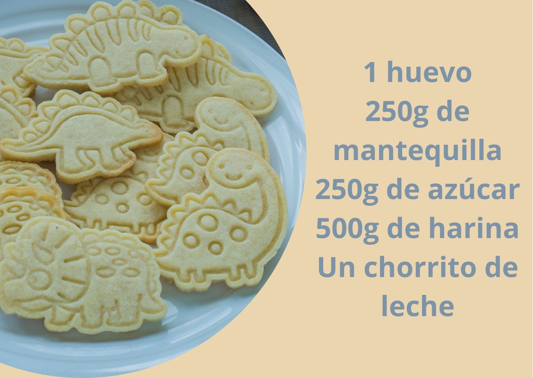 Mi toque en la cocina: Galletas de dinosaurio