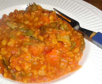 Lentils and cordial