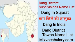 Dang district block list
